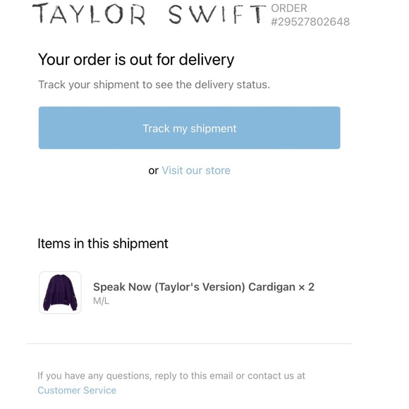 READY TO SHIP Taylor’s Version Authentic Speak Now Cardigan - Picture 4 of 6
